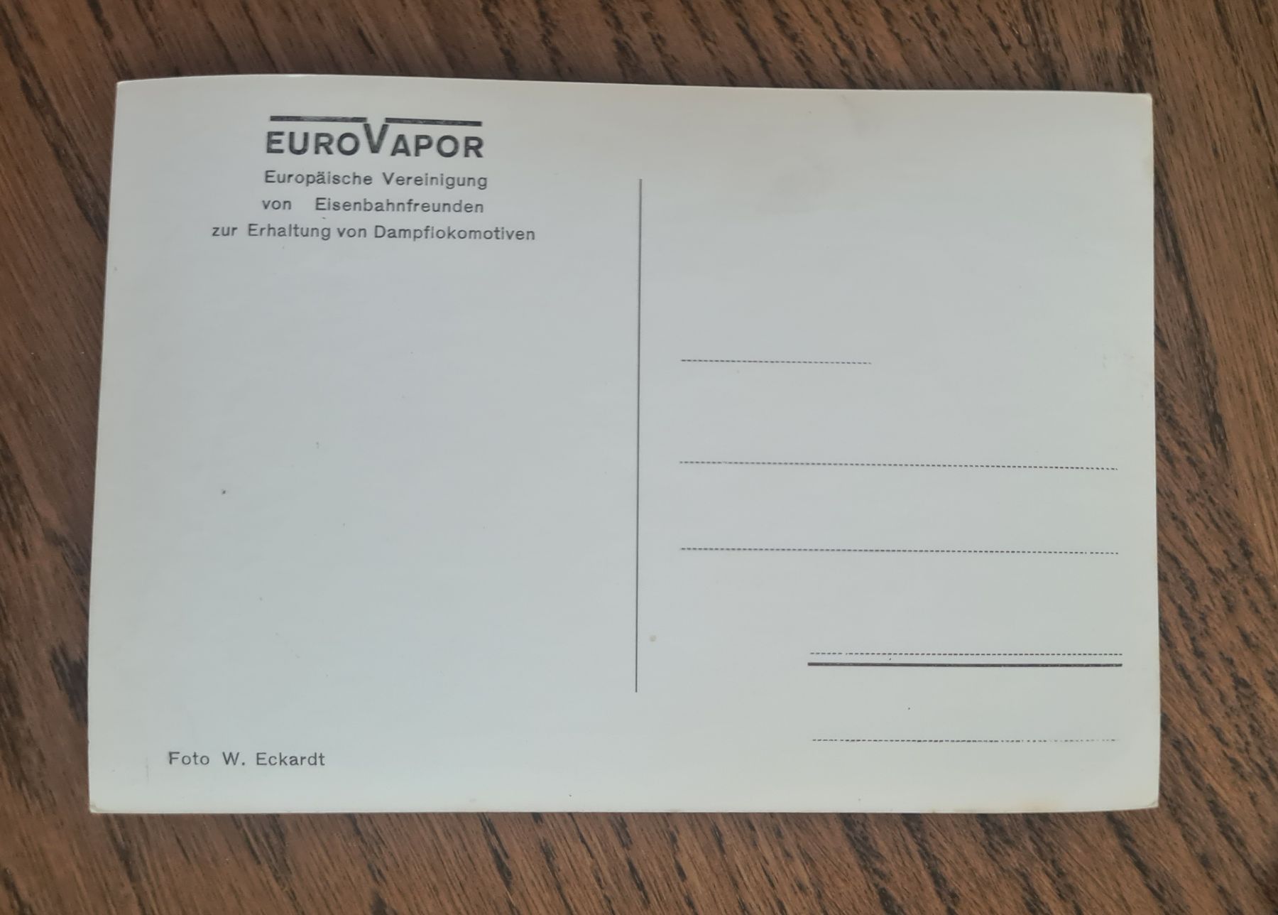 Ansichtskarten: Dampflokomotive – Gebraucht aus Ebikon von Donar50 2