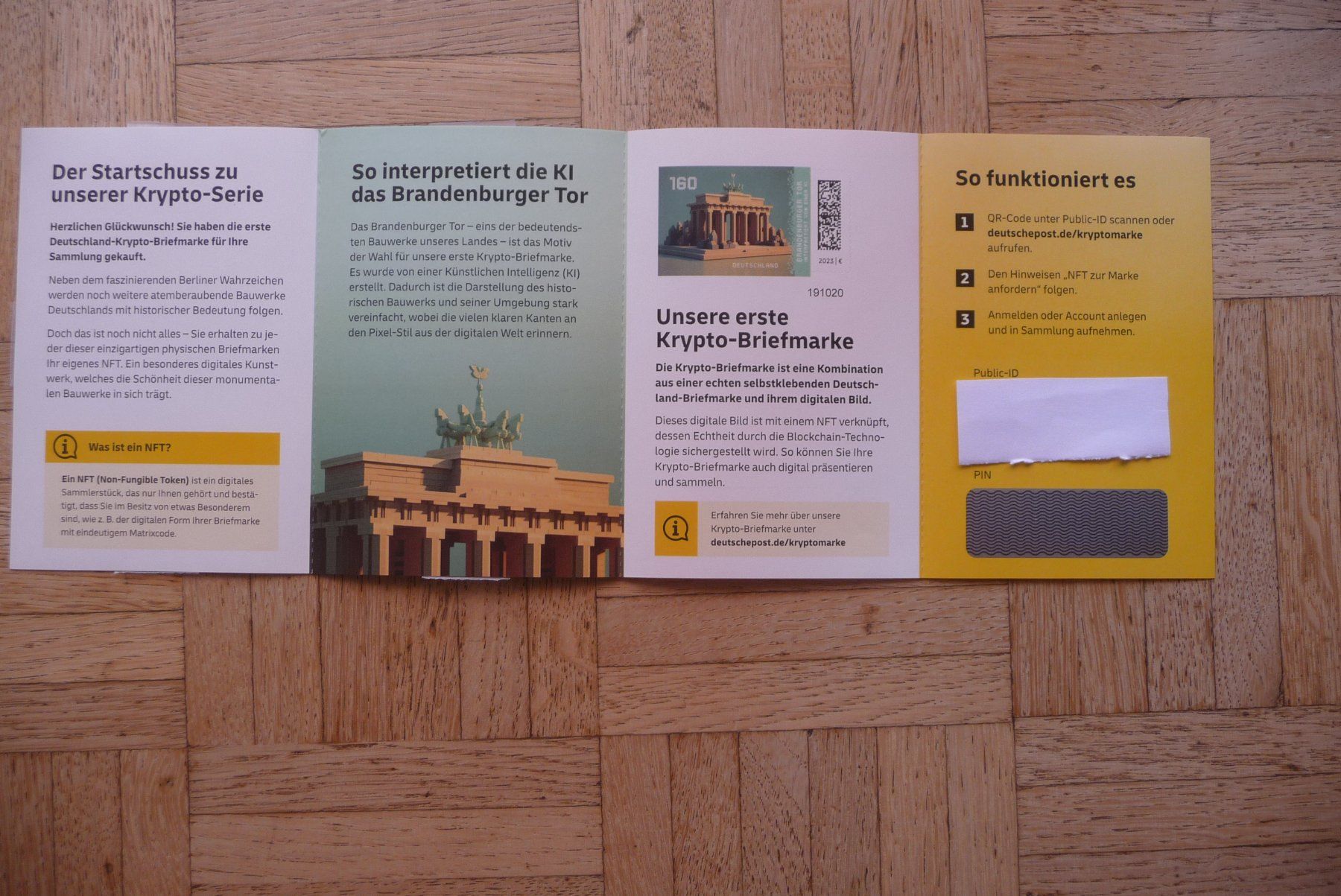 Tutti i francobolli: BRD Krypto-Briefmarken Kölner Dom, 2024, 4er Pack neu – Nuovo e nell'imballaggio originale da Zürich venduto da Edje 7