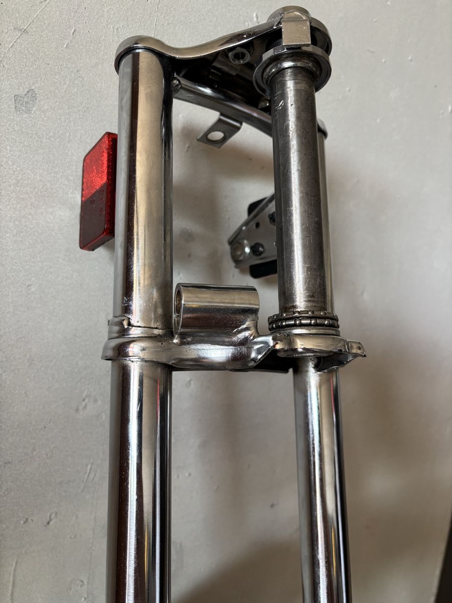 Puch Ciclomotori: Puch Maxi CHOPPER Gabel mit NOS Speichenfelge – Usato da Gerlafingen venduto da alpenbrevet 9