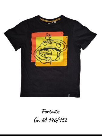 Fortnite T-Shirt Schwarz Gr. M 146/152
