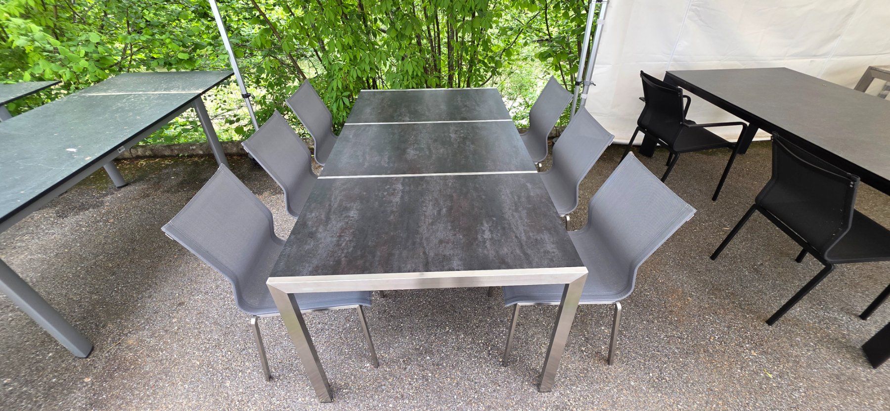 Tavoli: Gartentisch mit 3-teillig Keramikplatte – Nuovo e nell'imballaggio originale da Lützelflüh-Goldb venduto da Rampenverkauf_72_ 2