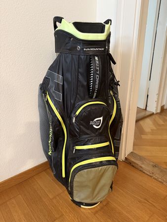 Golftrolleybag Sun Mountain H2NO wasserdicht schwarz gelb