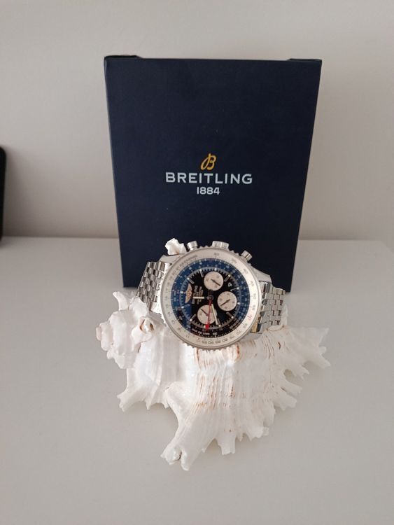 Breitling Orologi: Breitling Navitimer Chronograph B04 GMT 48 mm – Usato da Rotkreuz venduto da QuadrifoglioNero