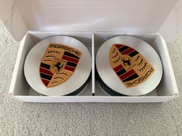 NEU Original Porsche Felgendeckel Diamant Gedreht