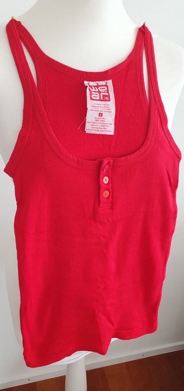Top: Top korallenrot Gr. S Baumwolle NEU – Nuovo (secondo la descrizione) da Stansstad venduto da InStyle8