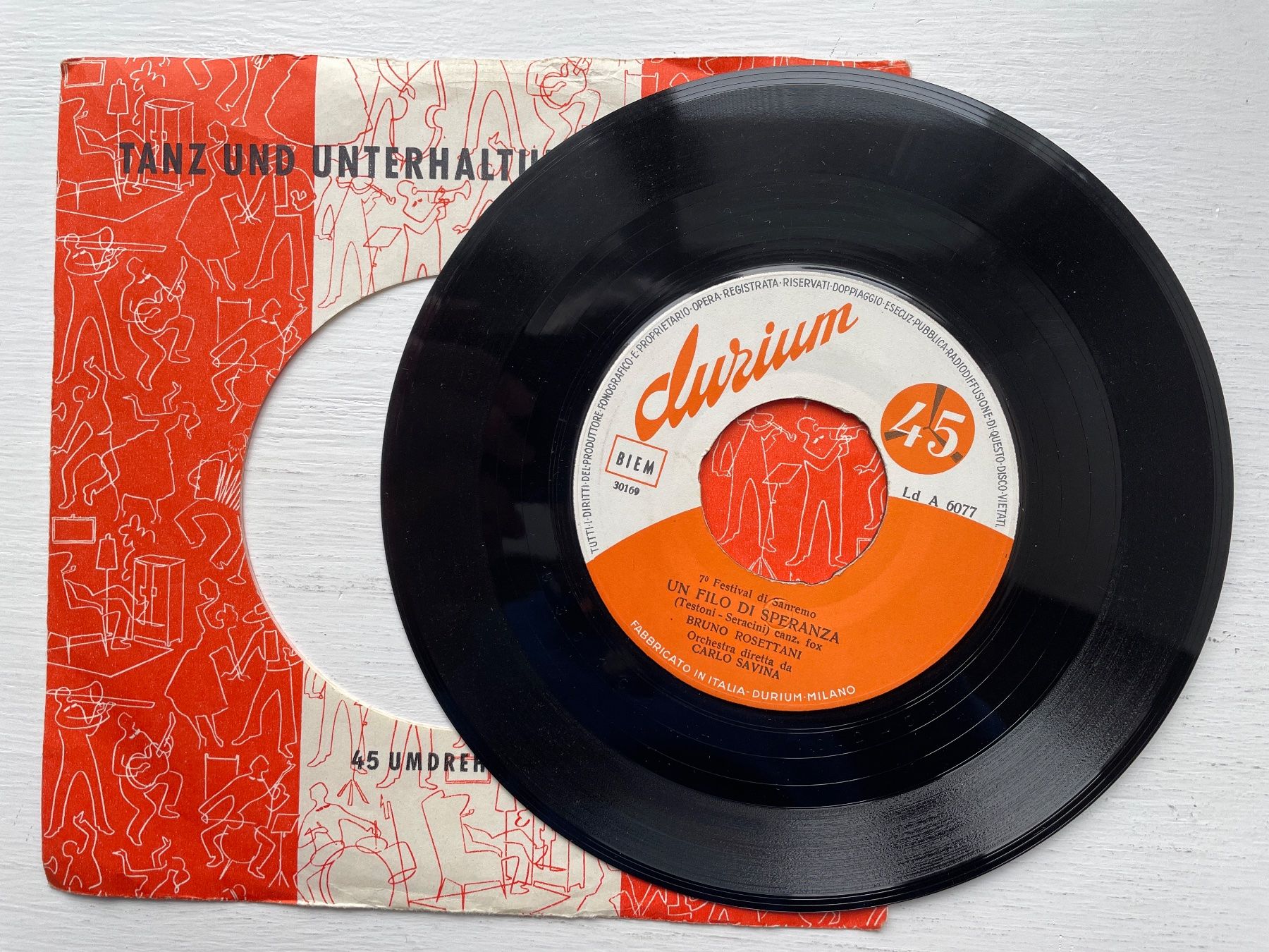Dischi in vinile: Nella Colombo & Bruno Rosettani - Casetta In Canada - 7" – Usato da Zürich venduto da Andy_t71 2