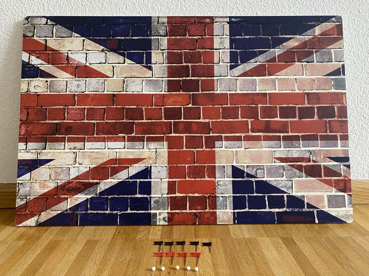 Wandtafeln: Pinnwand als UK-Flagge – Gebraucht aus Aesch BL von Gamazoru 1