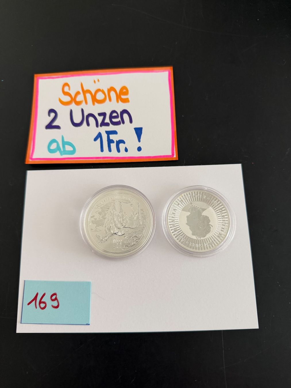 Alle Münzen: Schöne 2 Unzen – Gebraucht aus Engi von kasi09 1