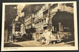 Kippel im Lötschental Strassenpartie 