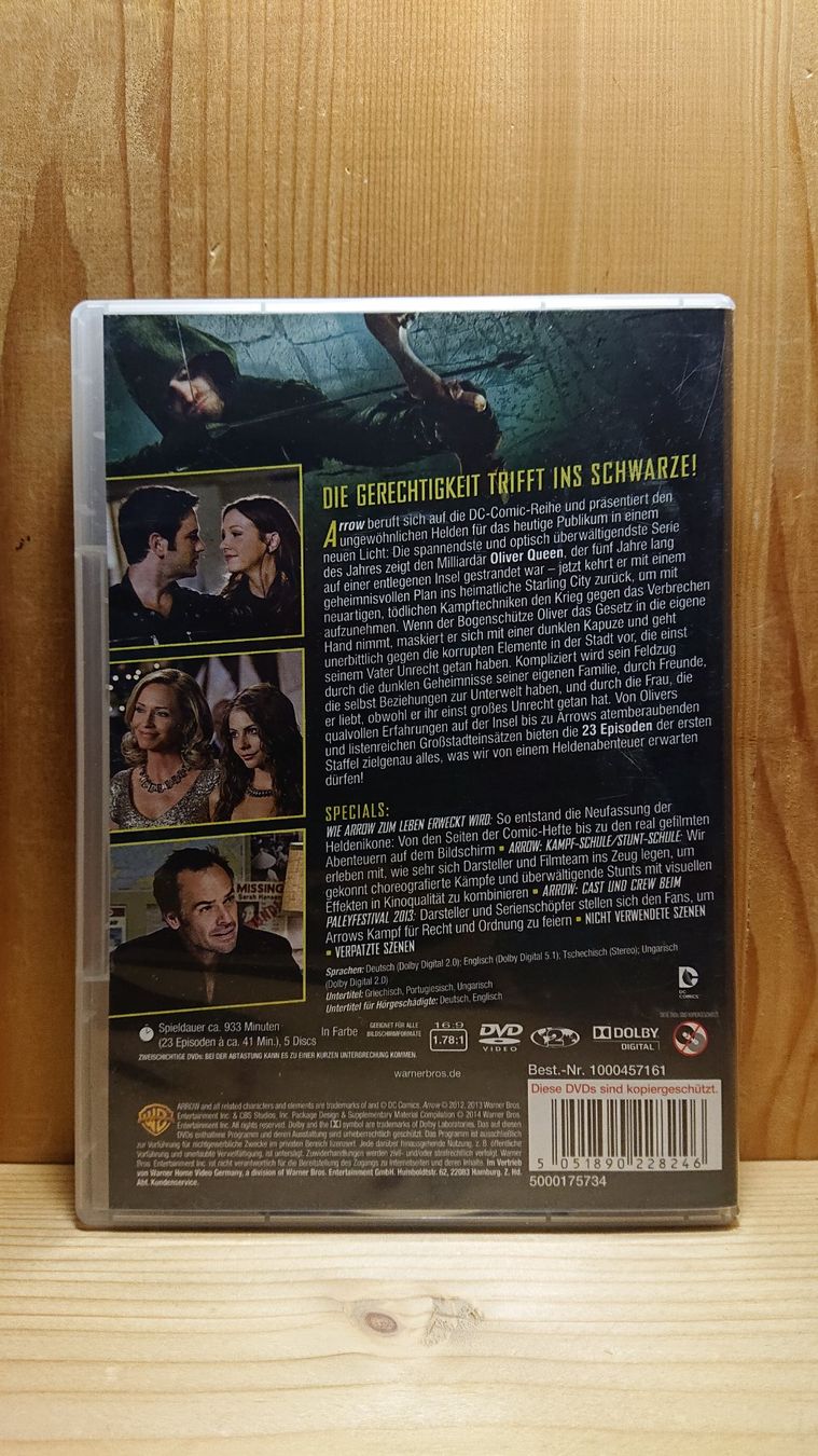 Alle DVDs: ARROW Staffel 1 auf DVD – Gebraucht aus Wilderswil von Exebub 1