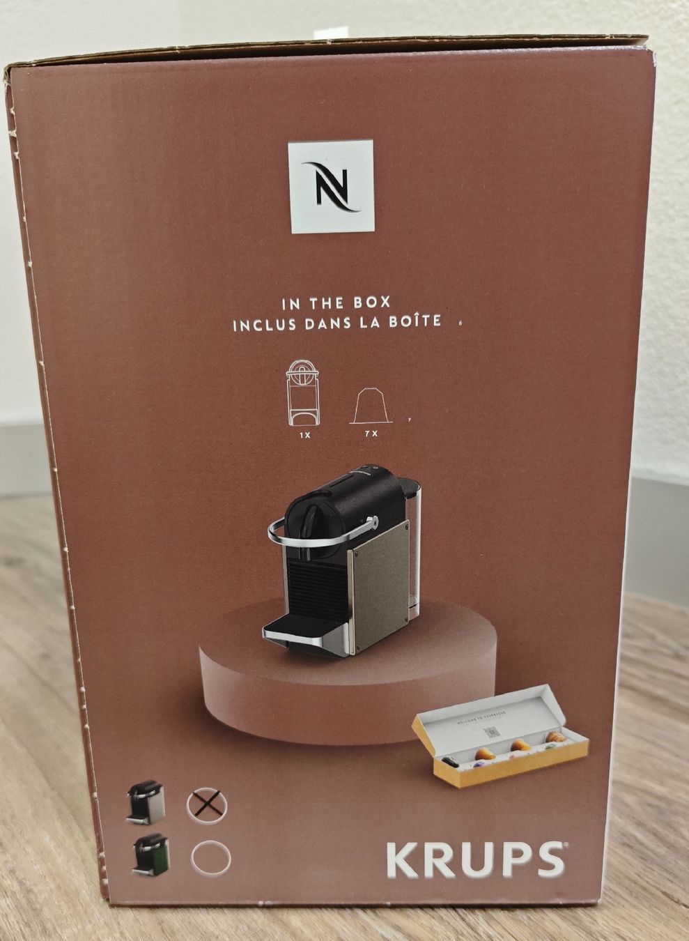 Krups Machines à café & Machines à expresso: Kaffeemaschine Krups Nespresso Pixie Titan  – Neuf avec emballage d'origine à Neuenkirch par ele99 2