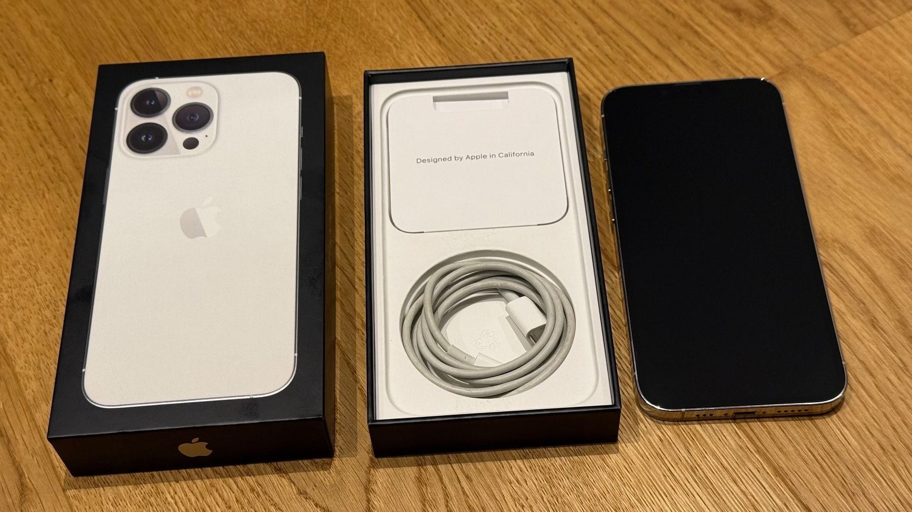 Apple Handys / Smartphones: iPhone 13 Pro Weiss, Silber 128 GB – Gebraucht aus Obernau von