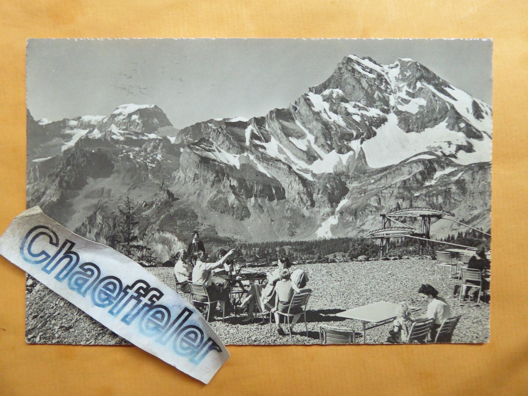 Ansichtskarten: No. 2598 Braunwald.  1958 – Gebraucht aus Zürich von Chaeffeler