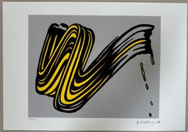 Roy Lichtenstein: Brush Stroke 92/150