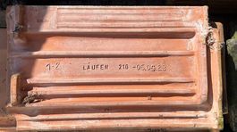 Dachziegel Tonziegel Laufen 210 orange/ rot