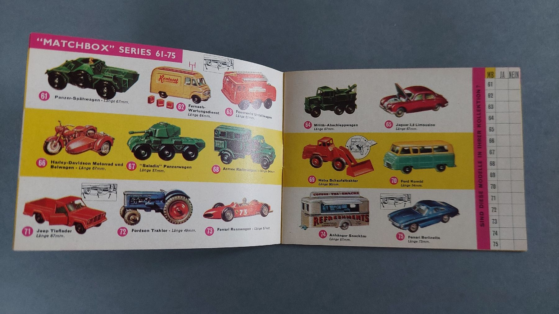 Matchbox Documenti: Matchbox 1-75,  Katalog, 1965 – Nuovo (secondo la descrizione) da Sursee venduto da Ami1208 4
