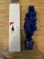 Alberello Natale fibra ottica blu 60cm 🎄🎅🏼✨