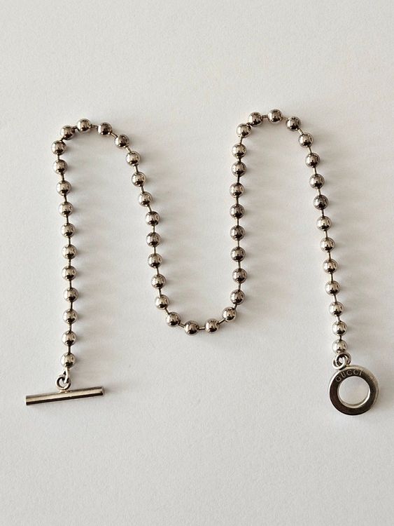 Collier En Argent Massif Style Années Folles - Bijou Vintage Occasion
