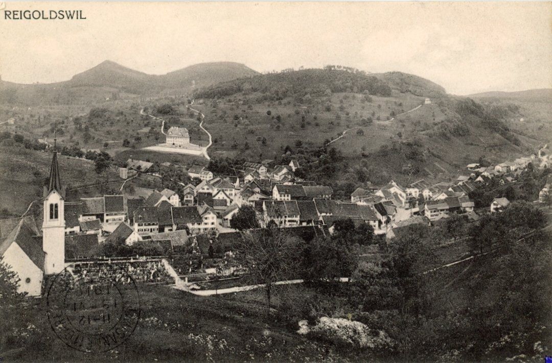 Ansichtskarten: Reigoldswil  BL    (Feldpost) – Gebraucht aus Brig von Valcards54