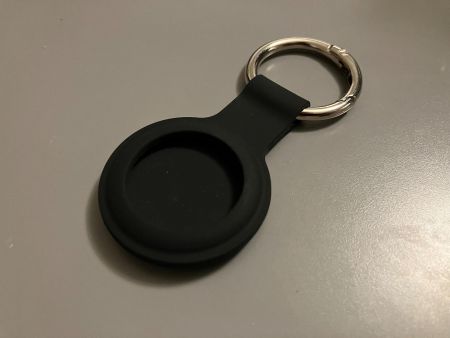Schlüsselanhänger, AirTag Hülle, Air Tag Hülle, schwarz