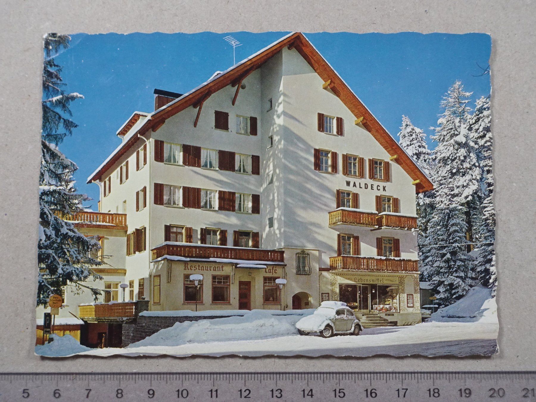 Ansichtskarten: Flims Waldhaus, Hotel Waldeck, 1963 – Gebraucht aus Lenzburg von fh1