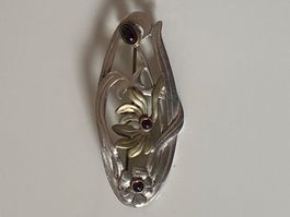Antik Silber Brosche