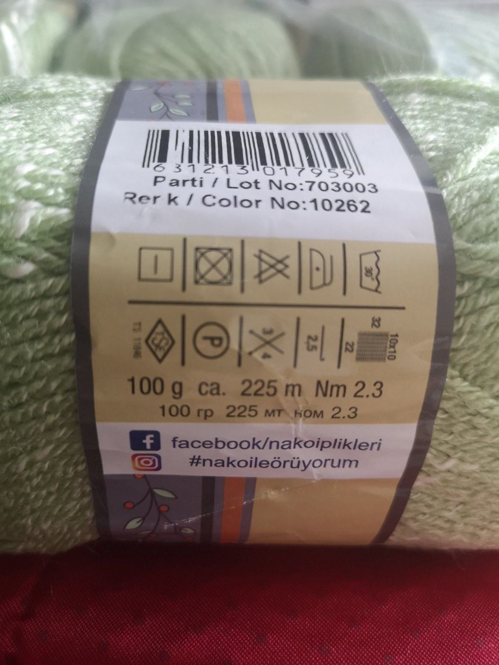 Lana: 5 x 100 gr. Babywolle – Usato da Frenkendorf venduto da DORU1 5
