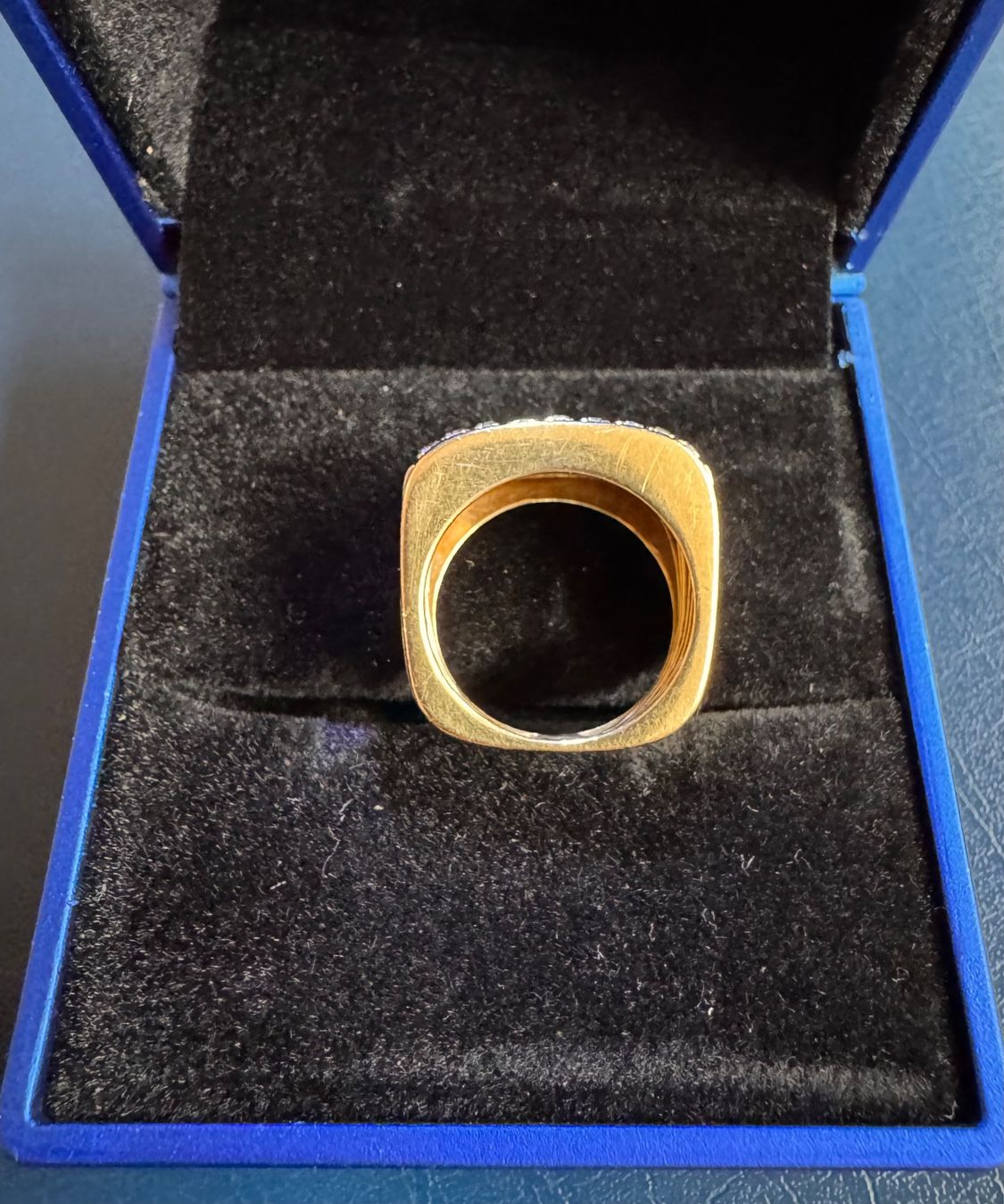 Anelli: Unisex 18k Goldring mit Diamanten – Usato da Ebikon venduto da Dmasterx 3