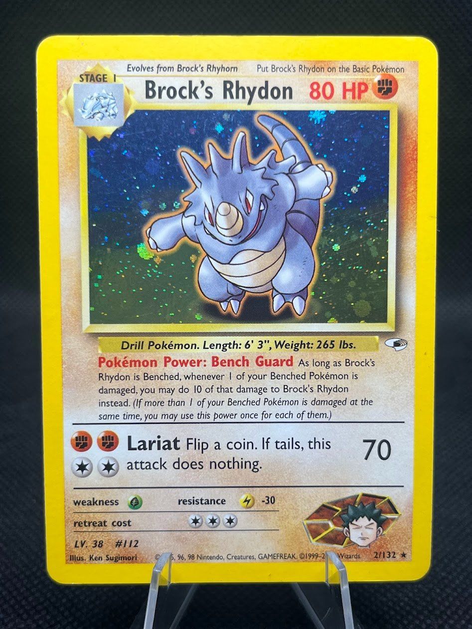 Pokémon Carte collezionabili: Pokemon -   Brock s Rhydon 2/132 – Usato da schaan venduto da Schokoloco