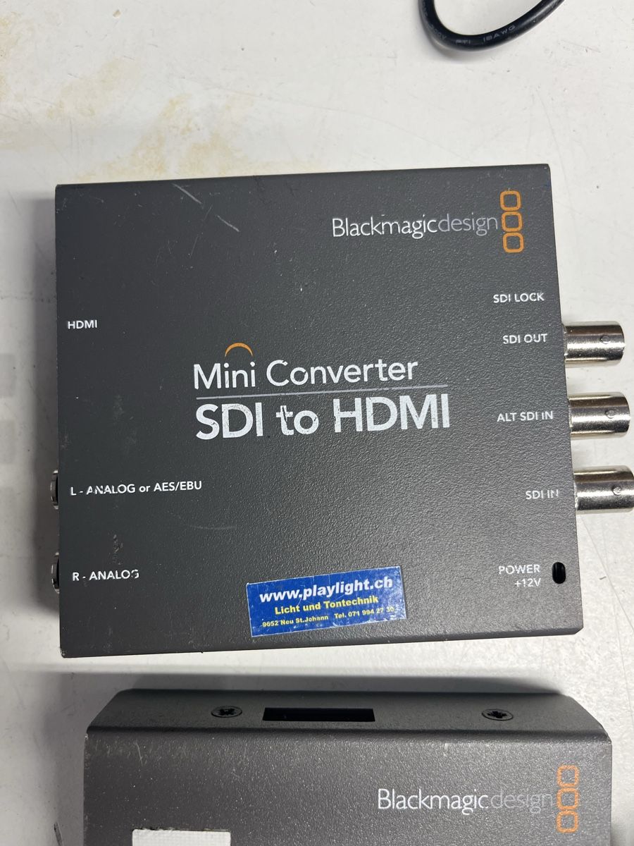 Blackmagic Convertitori: Converter Set SDI to HDMI – Usato da Nesslau venduto da Pbon 1