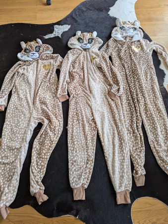 Rentier-Onesies / Fasnachtskostüm– XS, S, L