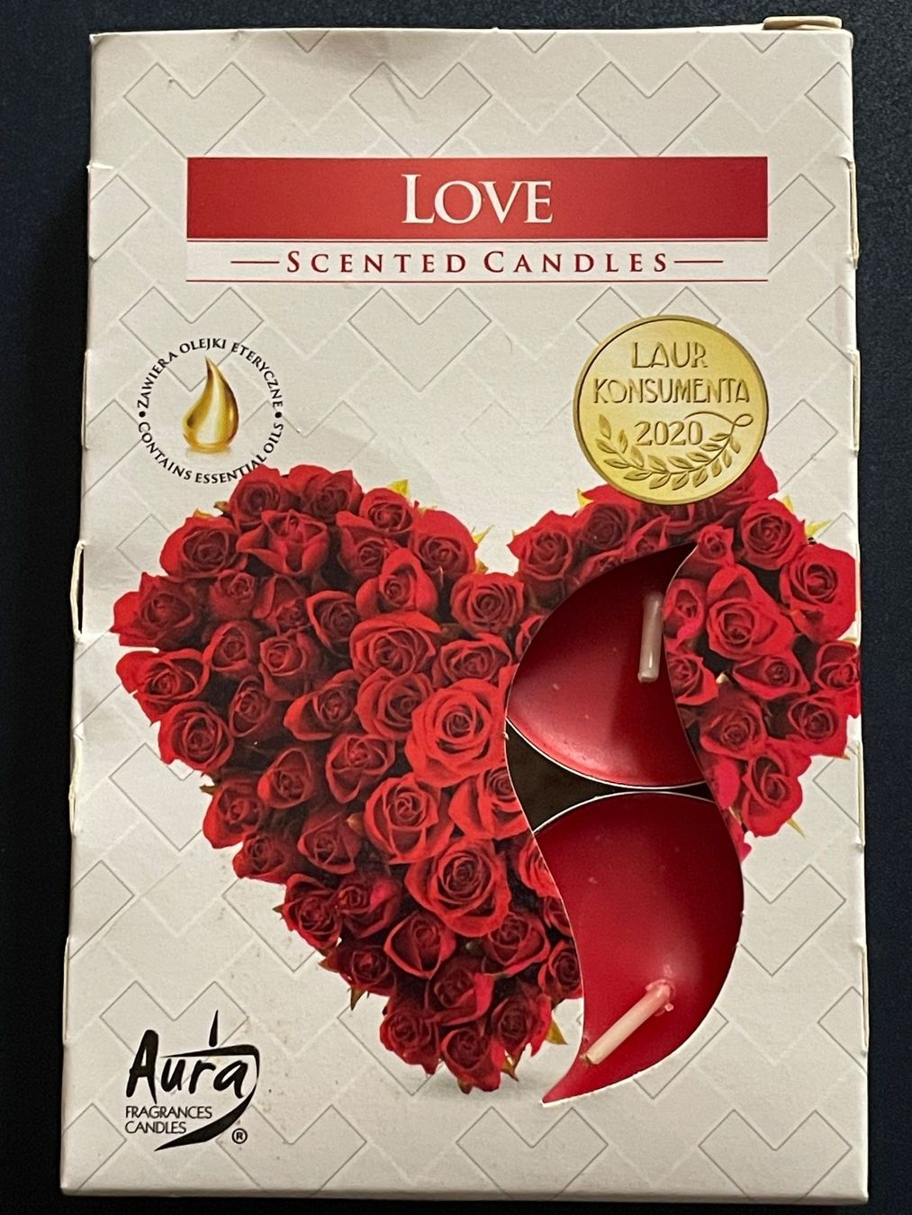 Candele: Duftkerzen Love 72 Stück Neu – Nuovo e nell'imballaggio originale da Volketswil venduto da rubin74