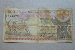 Rwanda ++ 500 Francs 1978