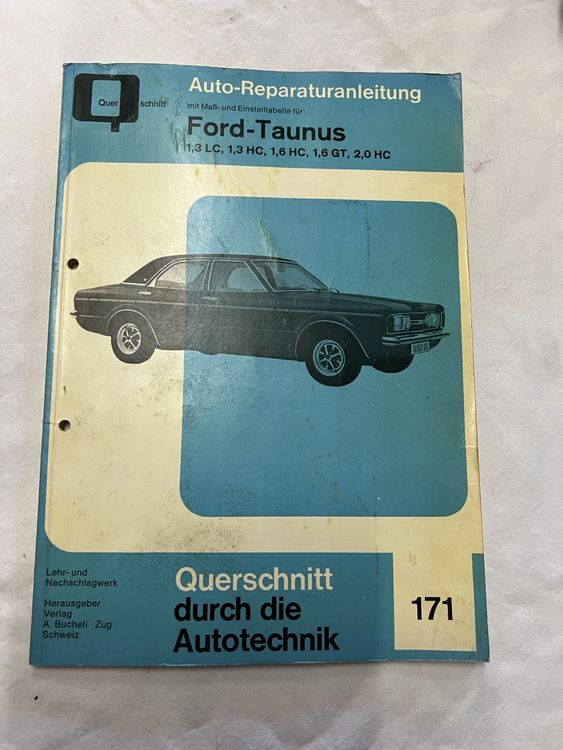 Libri: Reparaturanleitung für Ford Taunus – Usato da Gächlingen venduto da espace03