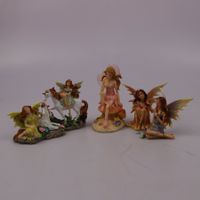 Fantasie Feen Figuren mit Glitzer
