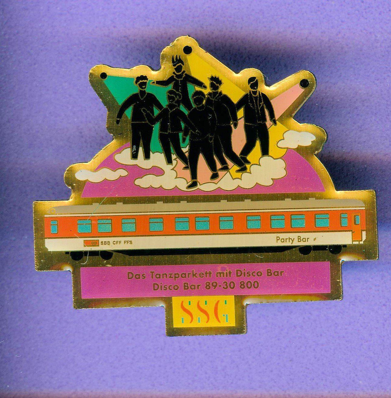 SBB/CFF/FFS Placchette & Badge: SSG  Disco Bar – Usato da Winterthur venduto da Sammleroase
