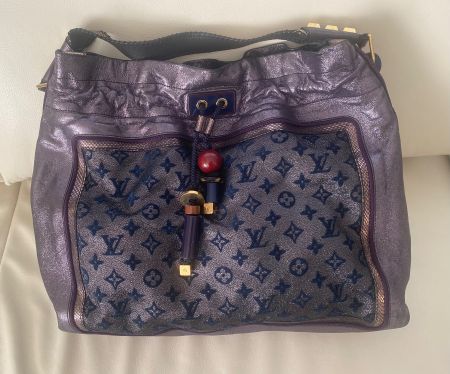 LOUIS VUITTON Printemps Vintage Python Leder Tasche