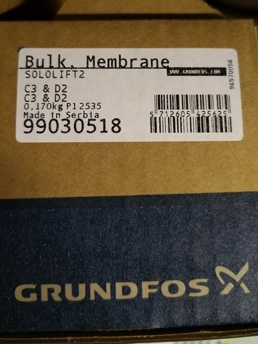 Sanitari: Druckschaltermembrane Grundfos Sololift2 D3 & C2 Art99030518 – Nuovo e nell'imballaggio originale da Emmenbrücke venduto da Technik67 3