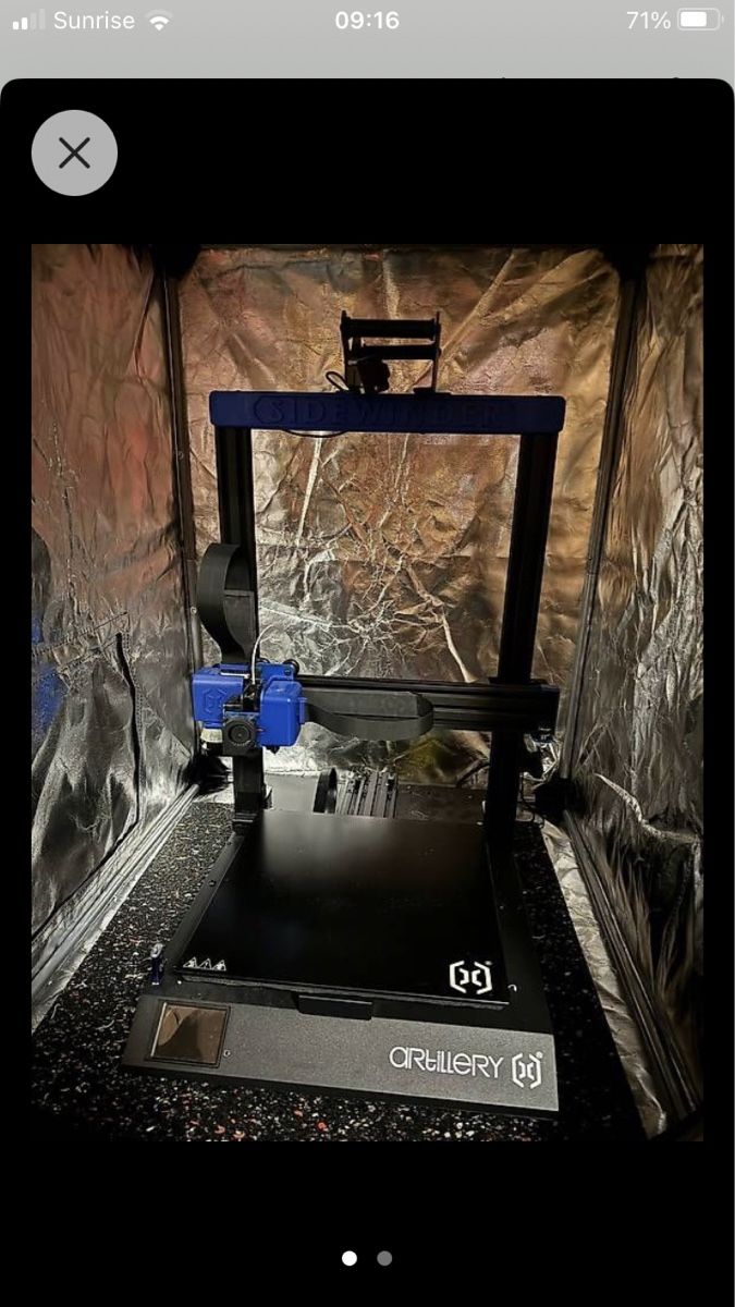 Creality Stampanti 3D: Artillery sindwinder 2 XXL 3D Printer + creatly box – Usato da Agno venduto da and_6qm8 1