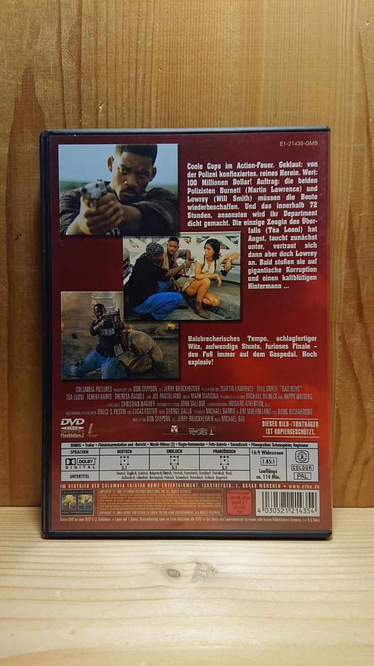 Tutti i DVDs: BAD BOYS 1 und 2 auf DVD – Usato da Wilderswil venduto da Exebub 2