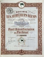 Société Les Affreteurs Réunis, Paris - 1920