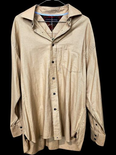 Tommy Hilfiger Camicie: Tommy Hilfiger Beiges Button-Down-Hemd - Größe L – Usato da Zug venduto da vinokilo 1