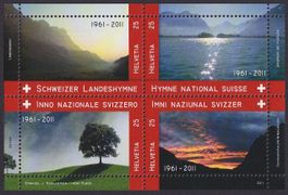 2011, Schweizer Landeshymne Block Nr. 1394 postfrisch **
