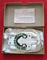 Vintage Auto Badge Emblem Wappen BOY SCOUT 60er unbenutzt