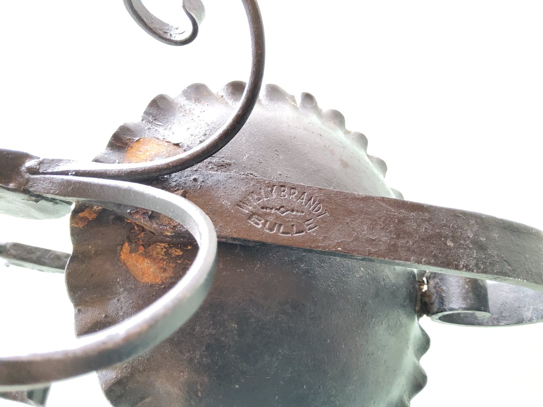 Portacenere: Cendrier en fer forgé Willy Brandt Bulle  – Usato da Malleray venduto da Broc-Mo 6