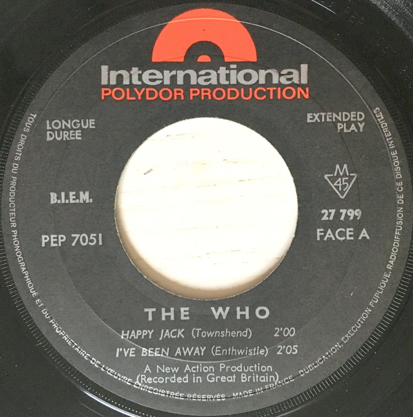 Schallplatten: THE WHO - HAPPY JACK – Gebraucht aus Bottens von hotter-than-hell 2