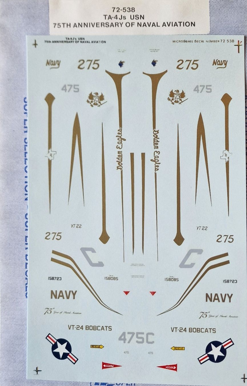 Sticker: Original Microscale Decal Set Aviatik TA-4 75TH Jubi 1/72 – Usato da Duggingen venduto da hammbe