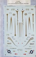 Original Microscale Decal Set Aviatik TA-4 75TH Jubi 1/72