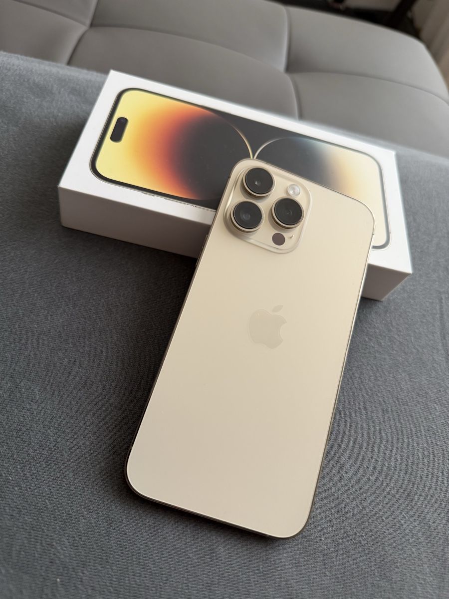Apple Handys / Smartphones: iPhone 14 pro Max-Gold – Gebraucht aus Neuenhof von Renaku 7