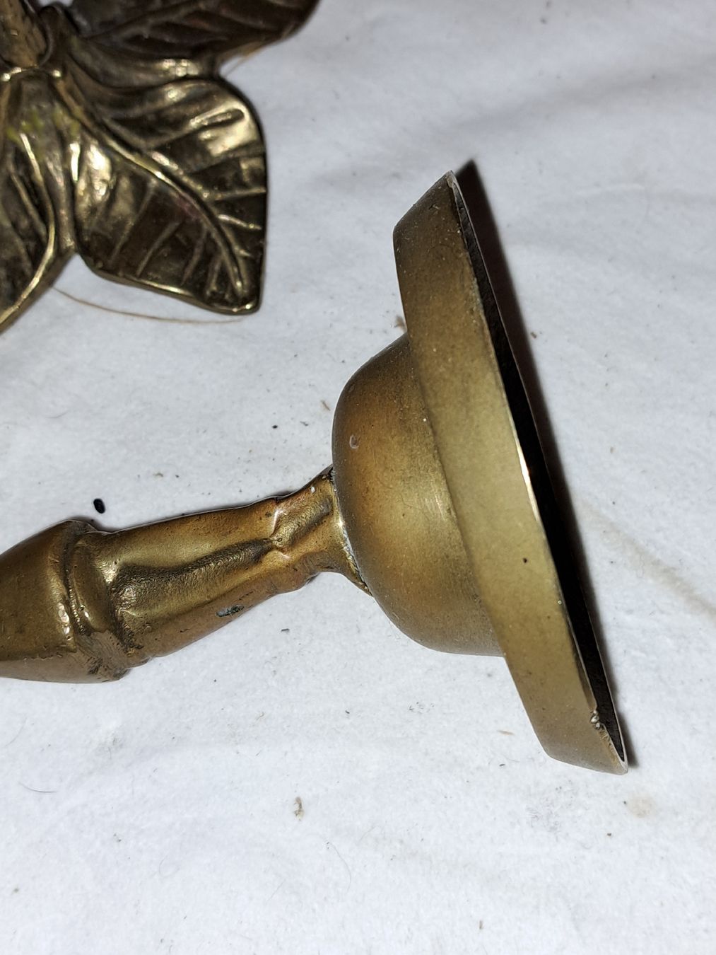 Portacandele: Antiker Kerzenständer aus Messing -  – Usato da Kölliken venduto da Upcycling-by-Mc-TAM 3